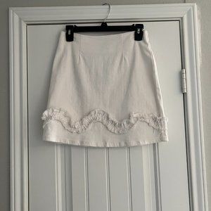 The Fifth Label - White Jean Skirt - S